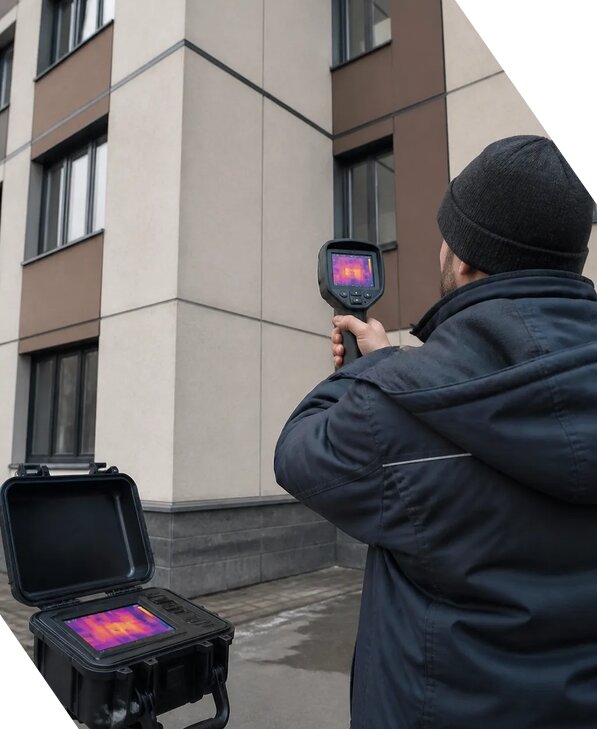 Тепловизионное обследование зданий и сооружений в Темрюке